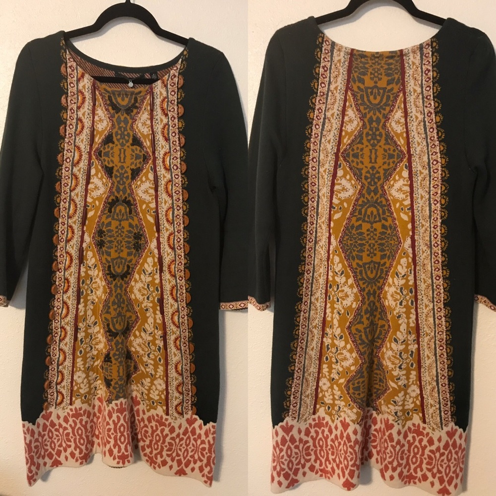 Anthropologie Knitted & Knotted Dress